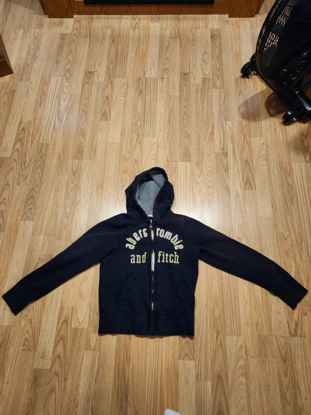 Vintage Abercrombie and Fitch Kids Zip-Up Hoodie
